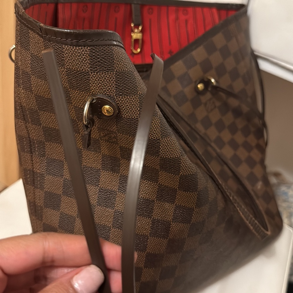 (SOLD) LV Neverfull MM Damier Ebene - Picture 6 of 14